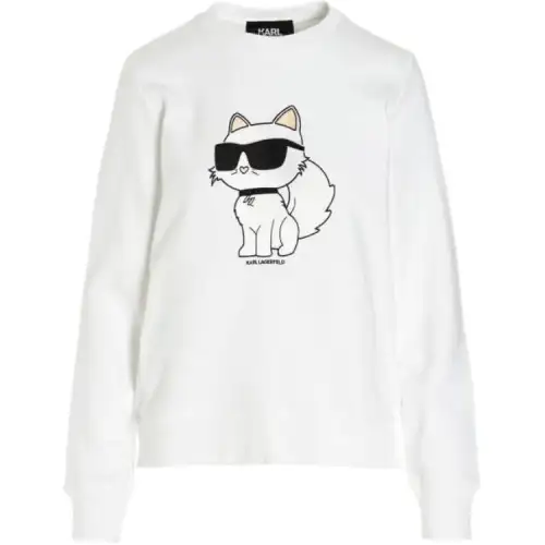 Karl Lagerfeld Ikonik 2.0 Choupette Crewneck Sweatshirt