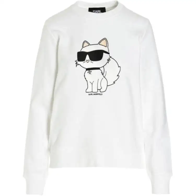Karl Lagerfeld Ikonik 2.0 Choupette Crewneck Sweatshirt