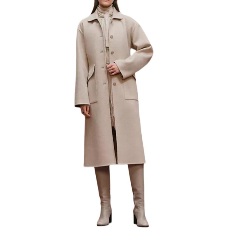 Женская куртка Hermes FW25 (бежевая)