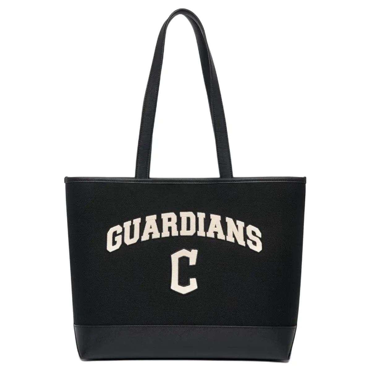 MLB SS23 Canvas With Cotton Shoulder Bag Large Unisex Black