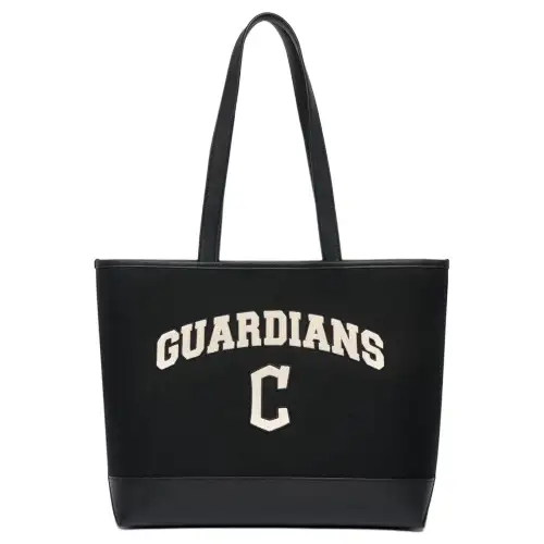 MLB SS23 Canvas With Cotton Shoulder Bag Large Unisex Black
