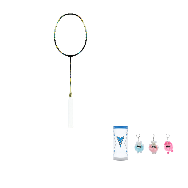 Li Ning Thunder 100 Full Carbon Badminton Rackets Good Looking Offensive Type Heavy Head, Stiff Shaft Professional