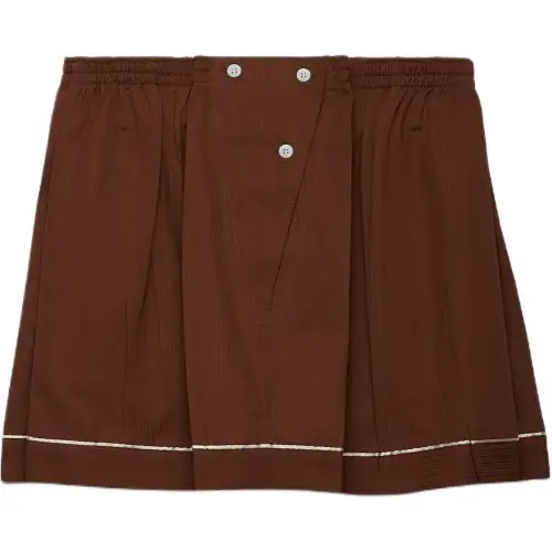 Prada Elasticated Waistband Mini Skirt