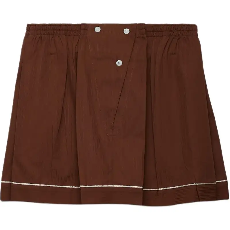 Prada Elasticated Waistband Mini Skirt
