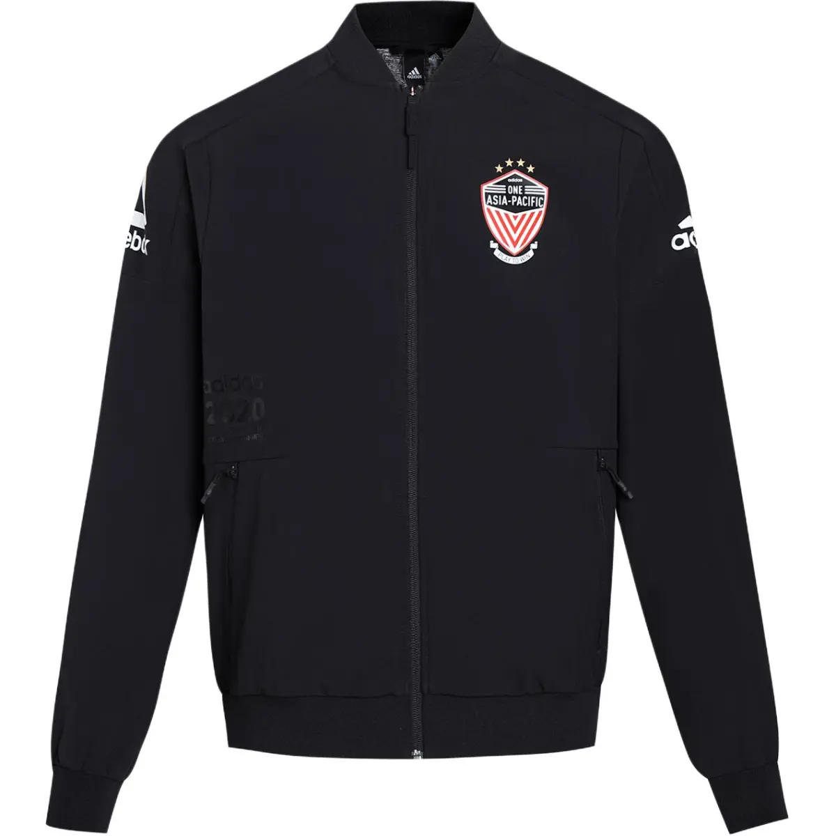 Adidas Jackets Men's Black Stand Collar Moderate Other