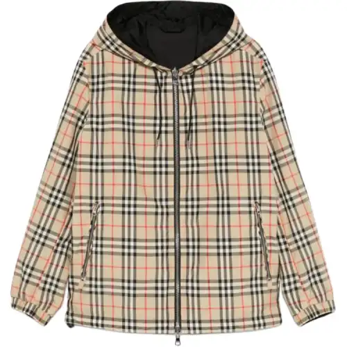 Burberry reversible check jacket