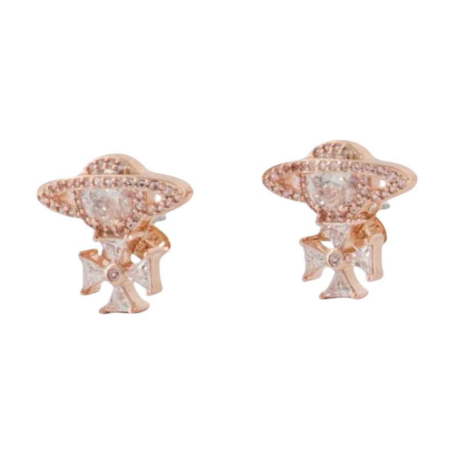 Женские серьги Vivienne Westwood (розовые)