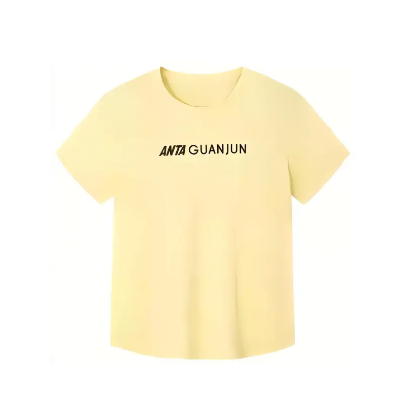 Anta T Shirt Women's Beige Satin