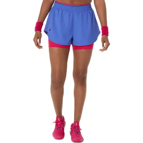 ASICS Sports Shorts Women's Deep Cobalt Moderate Straight Fit Pants