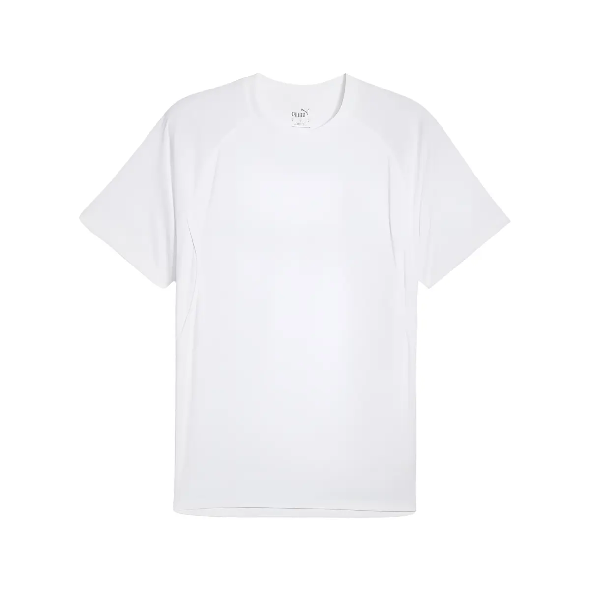 PUMA T-Shirts Men's White Crew Neck