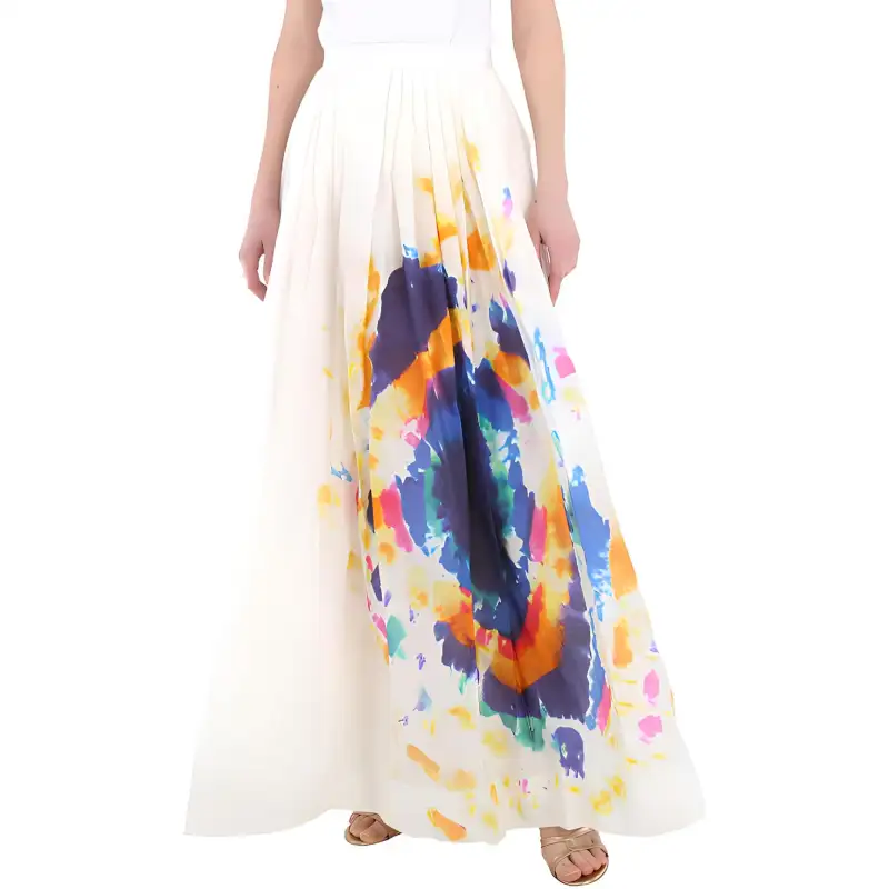Burberry Casual Long Skirt Women's White