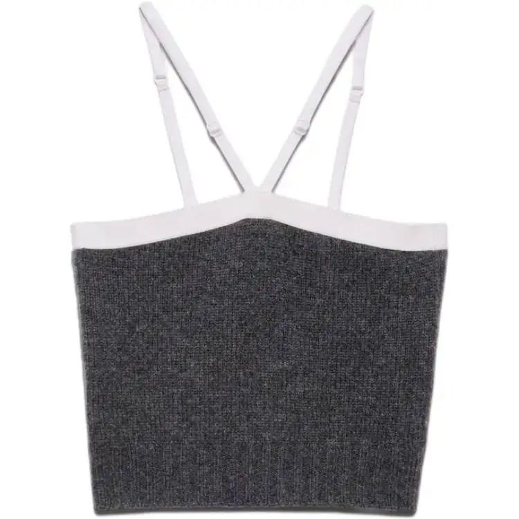 Prada adjustable ribbed-knit top