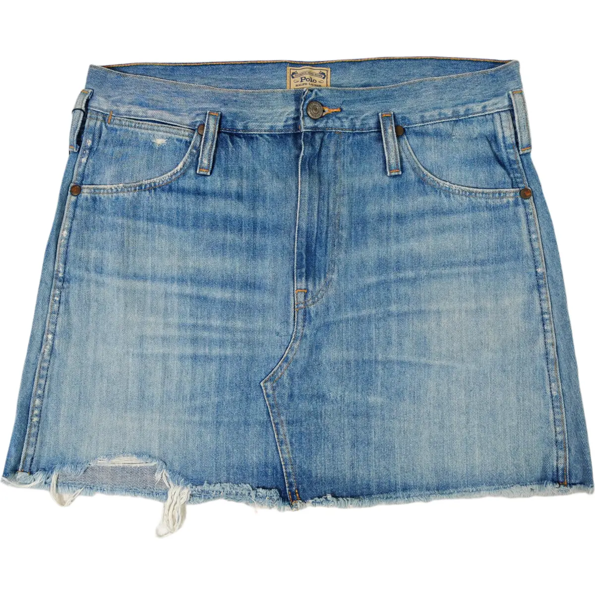 Polo Ralph Lauren Denim Short Skirts Women's Blue
