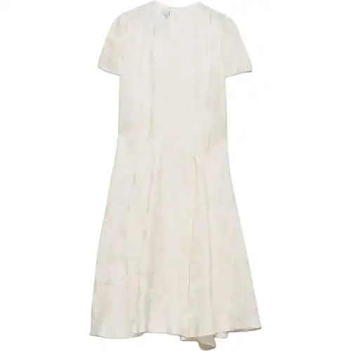 Prada floral jacquard midi dress