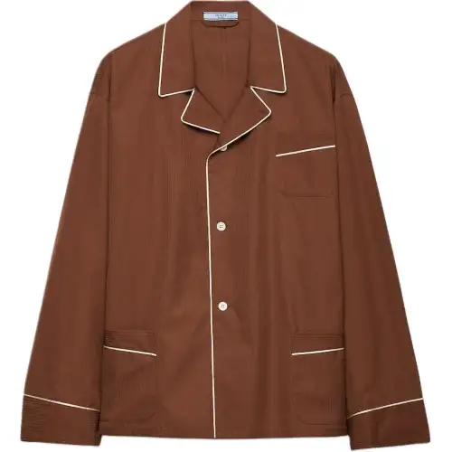 Prada Long-Sleeved Button-Up Shirt