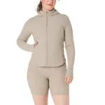 ASICS Jackets Women's Khaki Hooded Moderate Other