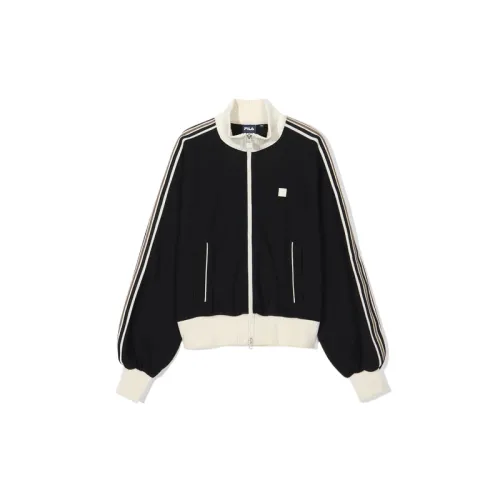FILA Jackets Women's Black Stand Collar Moderate Other