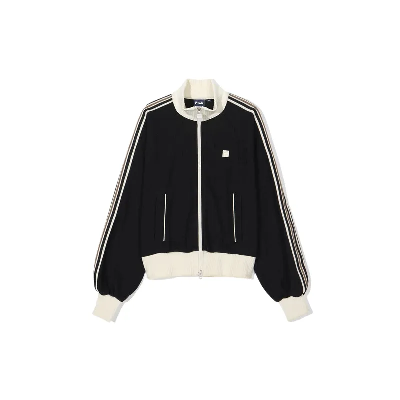 FILA Jackets Women's Black Stand Collar Moderate Other