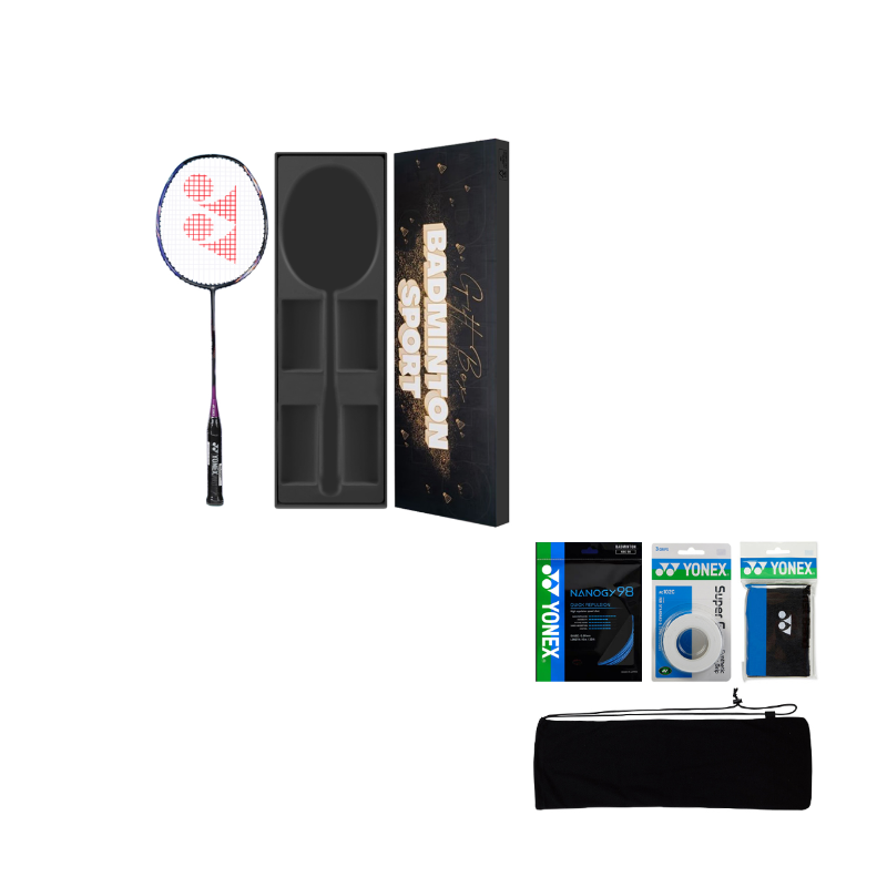 YONEX AstroX AX900 Box Full Carbon Badminton Rackets Offensive Type Heavy Head, Stiff Shaft Upper Class 680mm 4U/G5