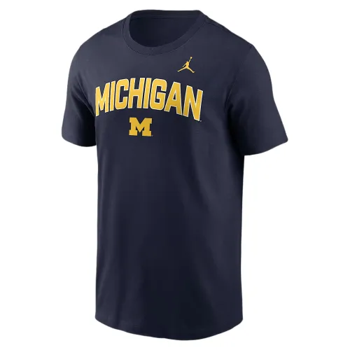 Jordan Michigan Primetime Arch Stack Men's Nike College T-Shirt
