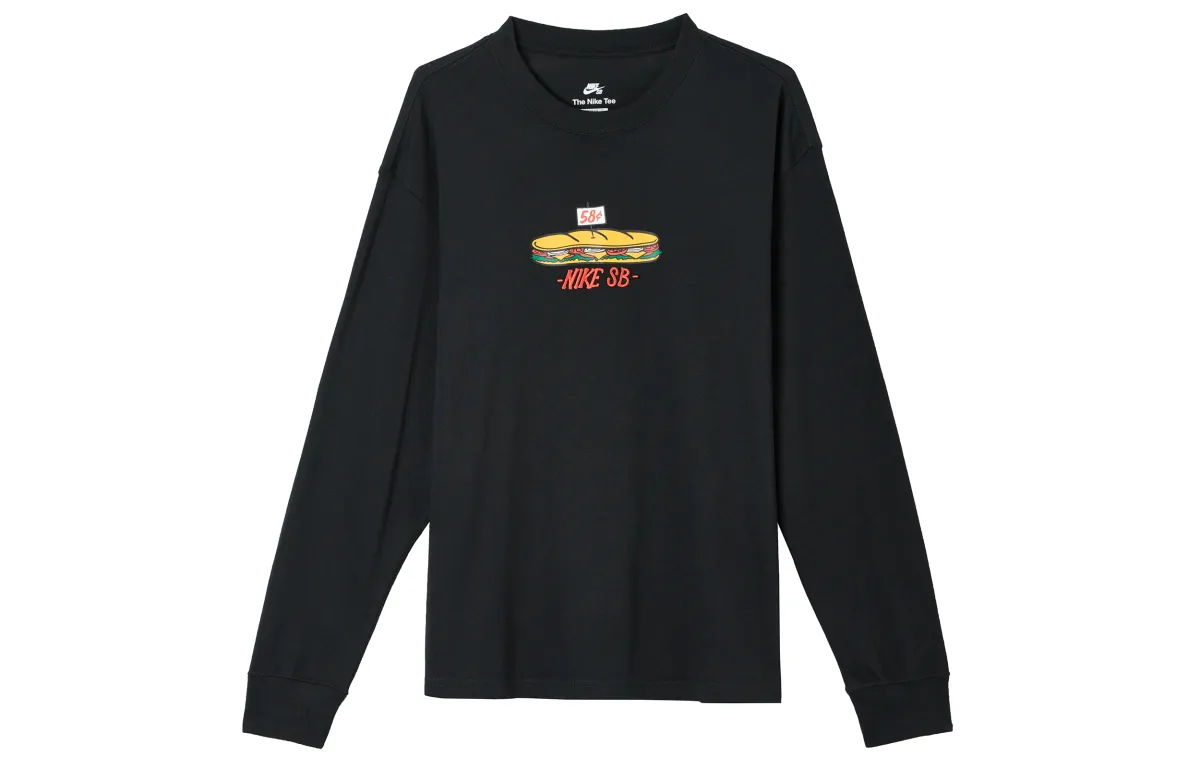 Nike SB T-Shirts Men's Black Crew Neck