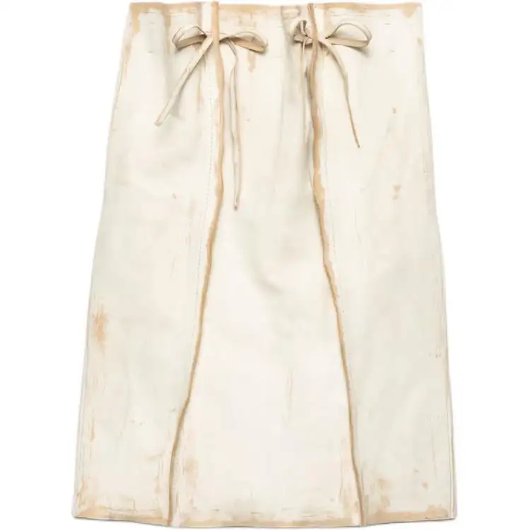 Prada leather skirt