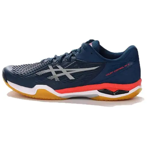 ASICS Court Control FF 3 Pu Slip Resistant Lightweight Rebound Badminton Shoes Men's Dark Blue