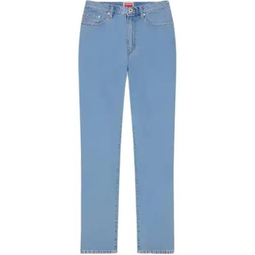 KENZO SS24 Jeans Women's Light Blue