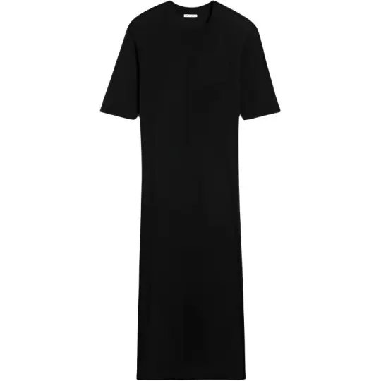 Ami Paris Short Sleeved Midi Dress