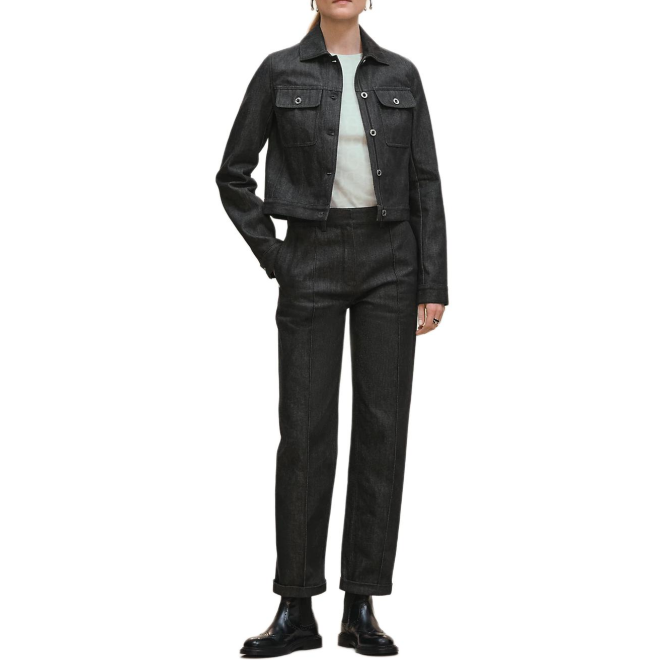 Женская куртка Hermes FW25 (синяя)