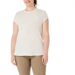 ASICS T Shirts Women's White Crew Neck