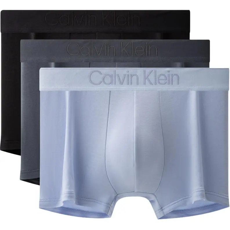 CALVIN KLEIN Black Logo Collection Boxer Briefs Men's 3 Pack