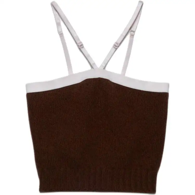 Prada adjustable-straps knitted top