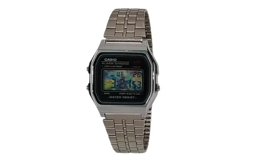 Casio, modified pony, square watch, quartz watch strap stainless steel for men and women, dial, custom-made, quartz mechanism, Japanese and Korean