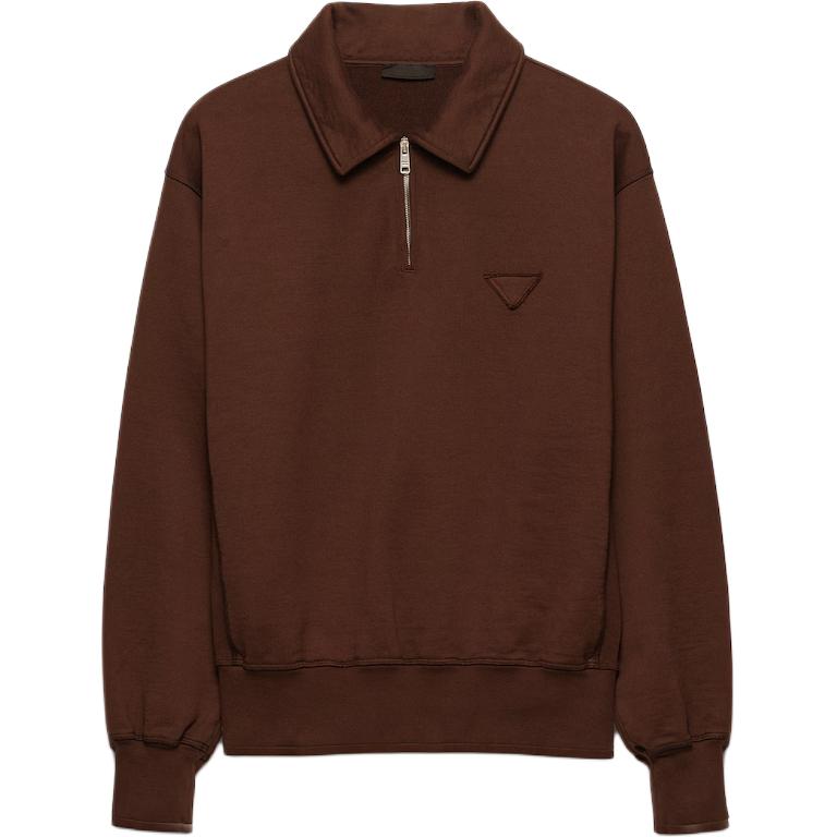 Мужская футболка Prada Polo (серая)