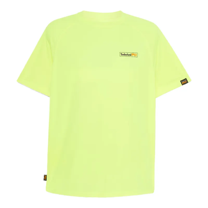 Timberland PRO T Shirts Men's Yellow Crew Neck
