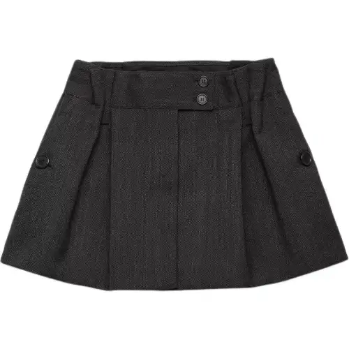 Prada chevron-pattern pleated mini skirt