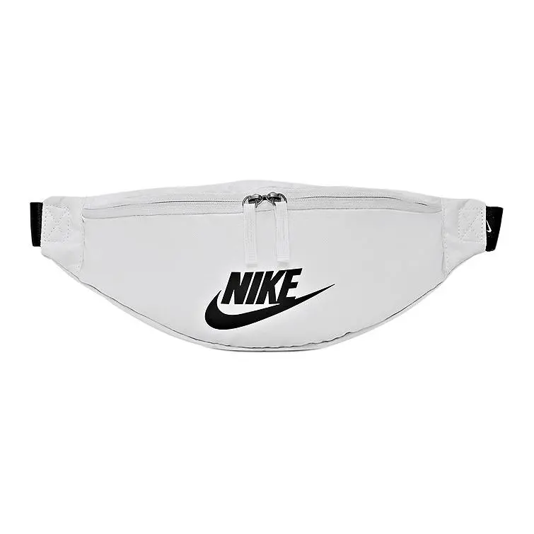 Nike Heritage Polyester Crossbody Bag, Sling Bag, Fanny Pack Unisex White