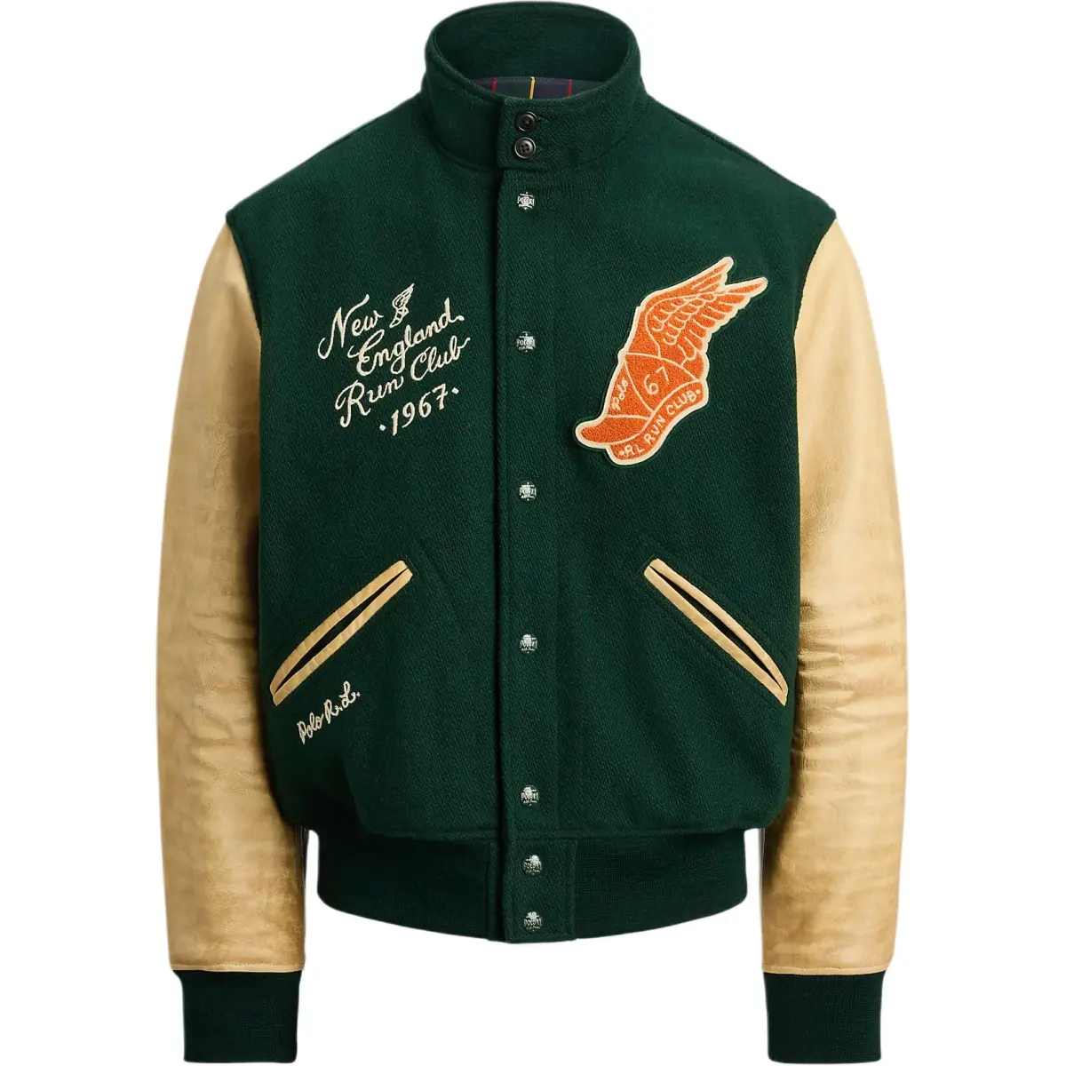 Polo Ralph Lauren Logo Detailed Varsity Jacket