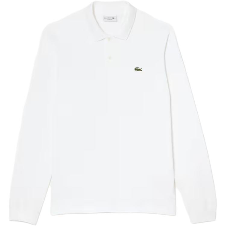Мужское поло LACOSTE (белое)
