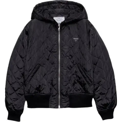Prada quilted hooded jacket