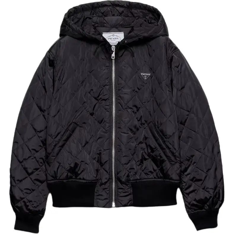 Prada quilted hooded jacket