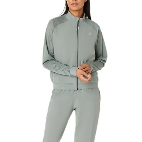 ASICS Jackets Women's Monument Blue Turtleneck Moderate Instructor