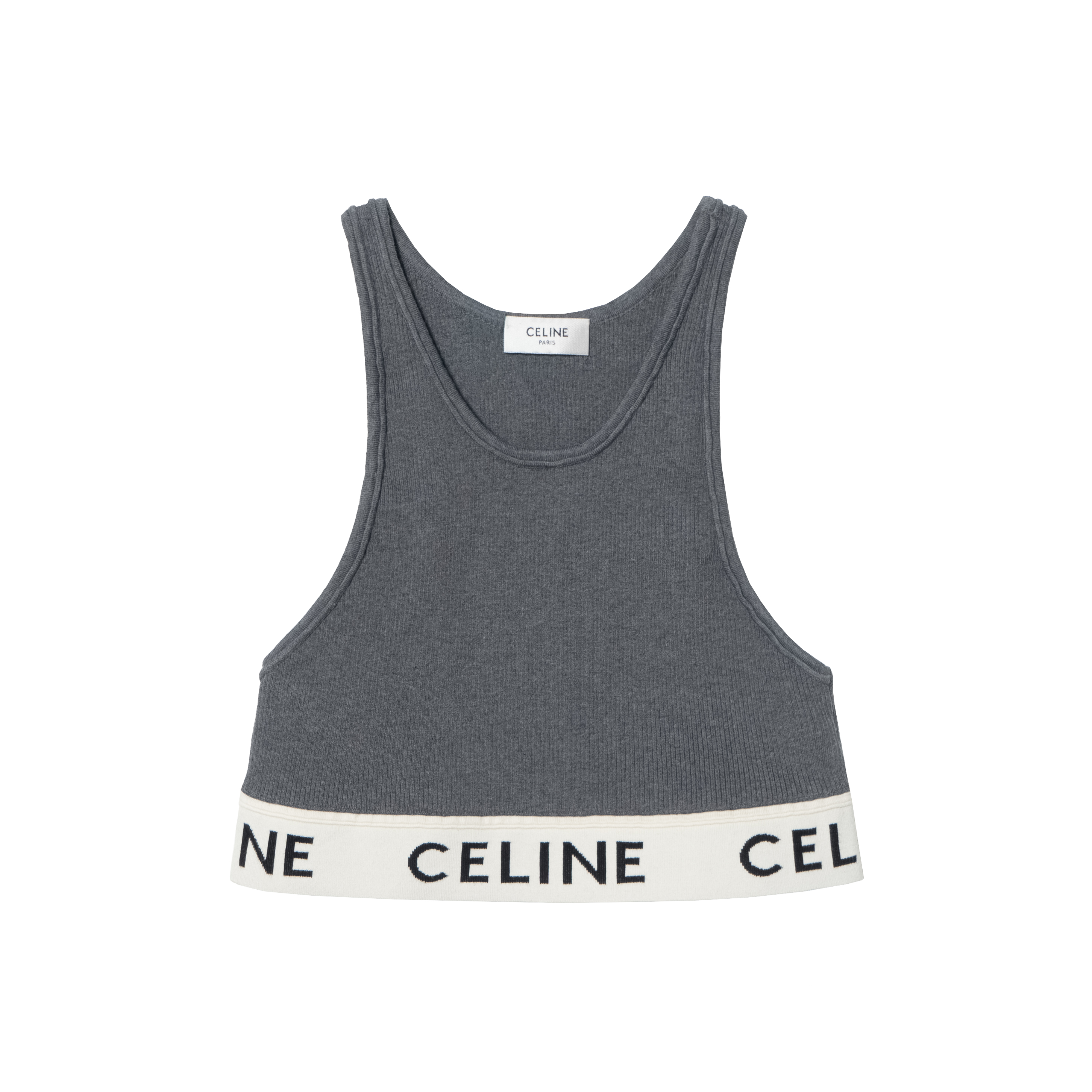 Женский топ CELINE (серый)