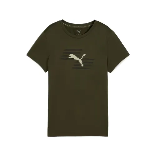 PUMA Regular T Shirt Women's Green
