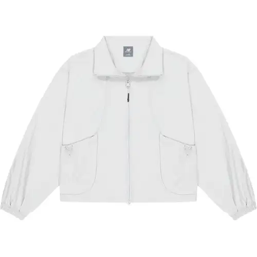 New Balance SS25 Jacket Women's Light Gray