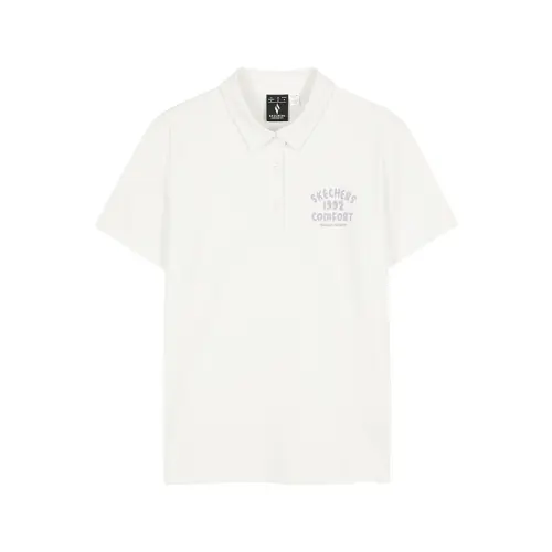 Skechers Polo Shirt Women's Marshmallow White