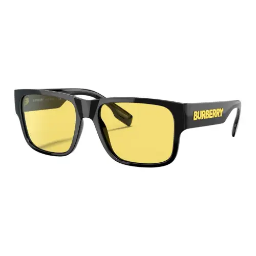 Burberry Sunglasses Black Frame With Yellow Lenses