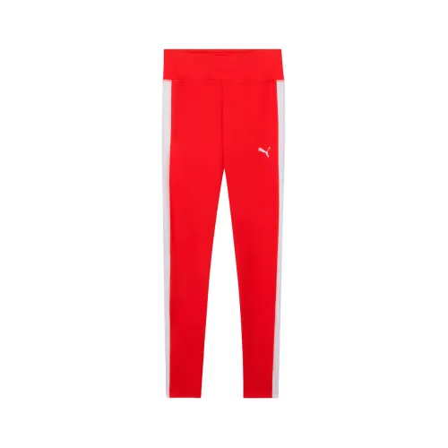 PUMA T7 Sports Pants Women's Red Moderate