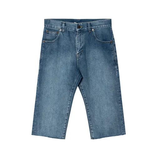 SAINT LAURENT Denim Bermuda Shorts